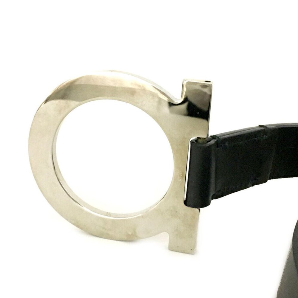 Salvatore Ferragamo Gancini Leather 80cm Belt /9U1195 - Picture 5 of 9